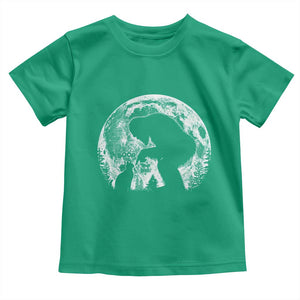 Fun Hand Boop Nose Bigfoot Cat Toddler T Shirt Sasquatch Full Moon TS10 Irish Green Print Your Wear