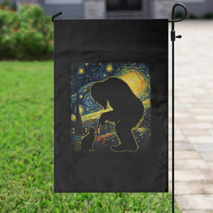 Fun Hand Boop Nose Bigfoot Cat Garden Flag Sasquatch Starry Night Van Gogh TS10 Print Your Wear