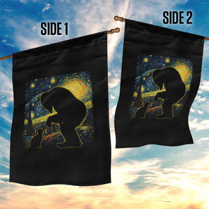 Fun Hand Boop Nose Bigfoot Cat Garden Flag Sasquatch Starry Night Van Gogh TS10 Print Your Wear