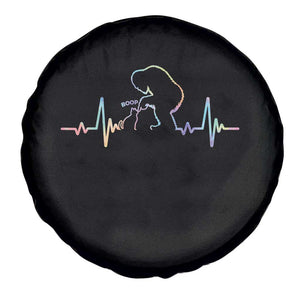 Fun Hand Boop Nose Bigfoot Cat Spare Tire Cover Heartbeat Sasquatch Cat Lover Animal Silhouette TS10 Print Your Wear