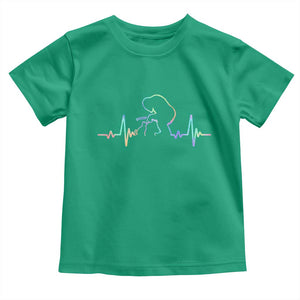 Fun Hand Boop Nose Bigfoot Cat Toddler T Shirt Heartbeat Sasquatch Cat Lover Animal Silhouette TS10 Irish Green Print Your Wear