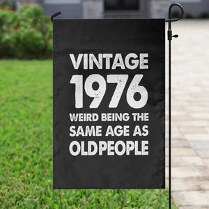 Funny 50th Birthday Garden Flag Turning 50 Year Old Gifts Weird Being The Same Age As Old People TS10 Print Your Wear