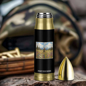 Retro Bigfoot Wildflower Bullet Tumbler Vintage Sasquatch Funny Cryptid TS10 Print Your Wear