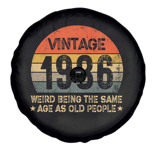 40th Birthday Spare Tire Cover Retro 1986 Weird Being The Same Age As Old People TS10 Print Your Wear