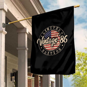Vintage 1986 Stamp Garden Flag Funny 40th Birthday USA Flag 40 Year Old Bday TS10 Print Your Wear