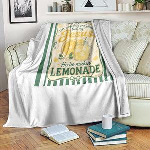Jesus Lemonade Throw Blanket Funny Christian Life Gave Me Lemons But My Jesus Makes Lemonade TS10 Print Your Wear