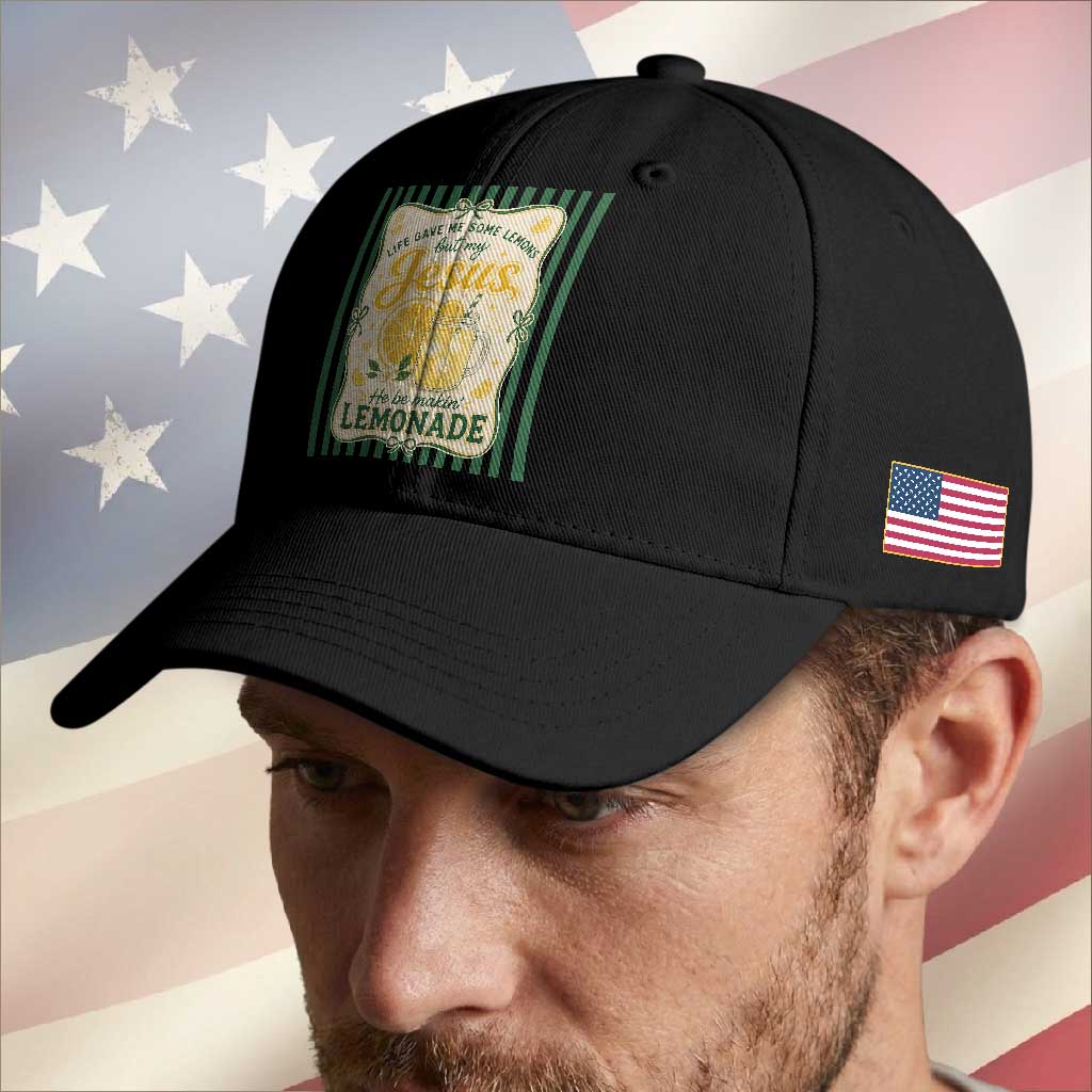 Jesus Lemonade Baseball Cap Funny Christian Life Gave Me Lemons But My Jesus Makes Lemonade TS10 Print Your Wear