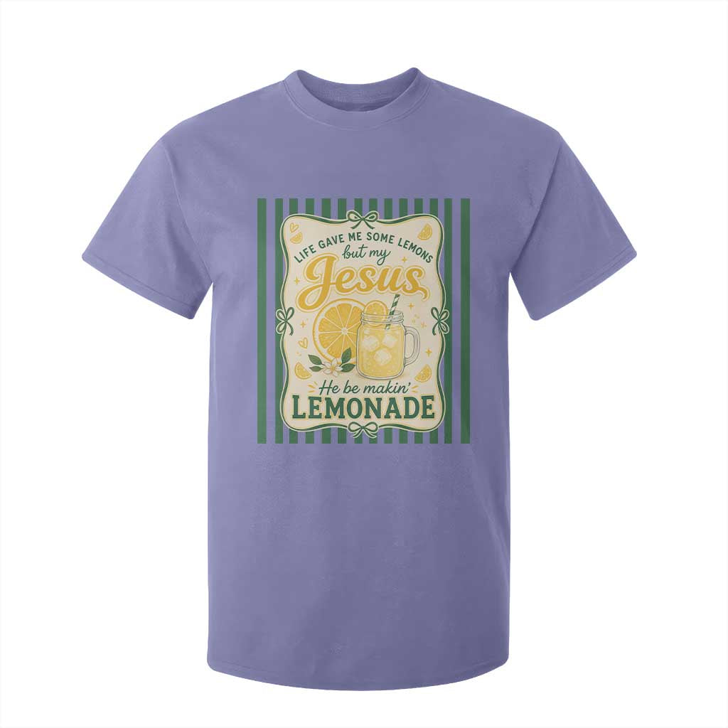 Jesus Lemonade T Shirt For Kid Funny Christian Life Gave Me Lemons But My Jesus Makes Lemonade TS10 Violet Print Your Wear