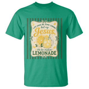 Jesus Lemonade T Shirt Funny Christian Life Gave Me Lemons But My Jesus Makes Lemonade TS10 Irish Green Print Your Wear