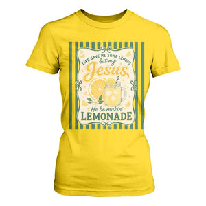 Jesus Lemonade T Shirt For Women Funny Christian Life Gave Me Lemons But My Jesus Makes Lemonade TS10 Daisy Print Your Wear