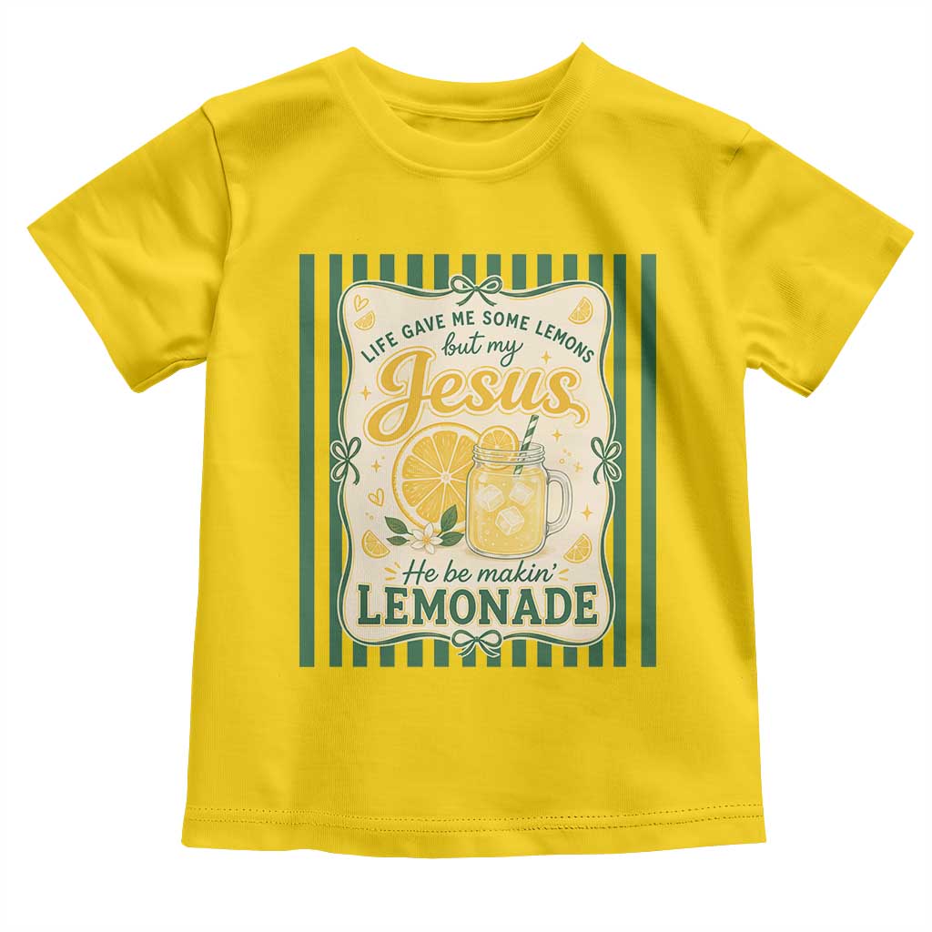 Jesus Lemonade Toddler T Shirt Funny Christian Life Gave Me Lemons But My Jesus Makes Lemonade TS10 Daisy Print Your Wear