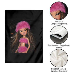 Funny Disgusting Doll Face Meme Garden Flag Expression Hilarious Sarcastic TS10 Print Your Wear