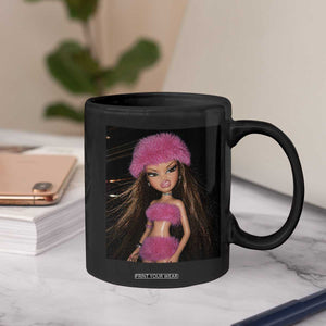 Funny Disgusting Doll Face Meme Coffee Mug Expression Hilarious Sarcastic TS10 Print Your Wear
