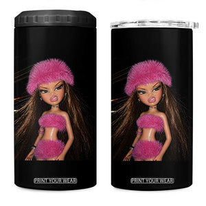 Funny Disgusting Doll Face Meme 4 in 1 Can Cooler Tumbler Expression Hilarious Sarcastic TS10 One Size: 16 oz Black Print Your Wear