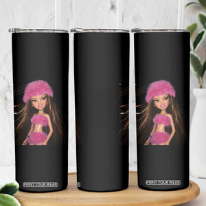 Funny Disgusting Doll Face Meme Skinny Tumbler Expression Hilarious Sarcastic TS10 Print Your Wear