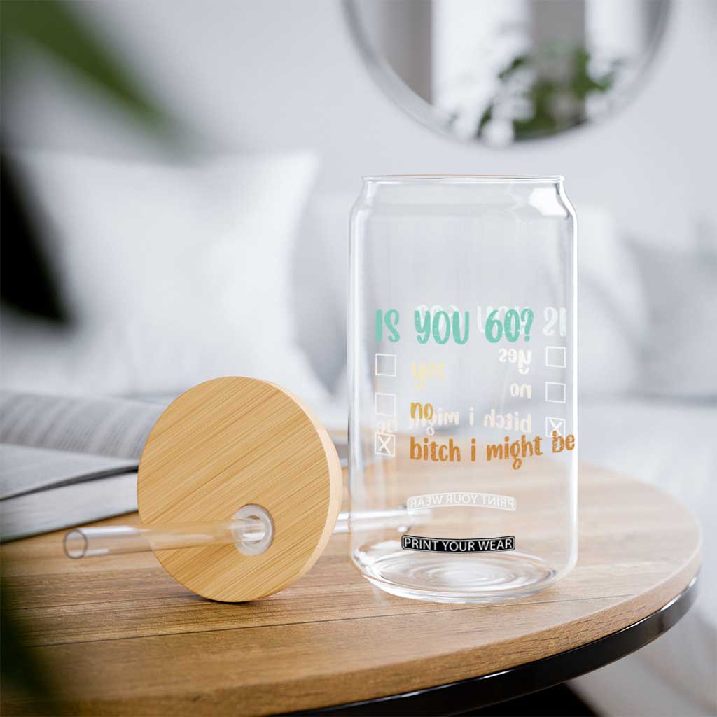 60th Birthday Glass Can Funny Is You 60 Gift Idea 60 Year Old TS10 Print Your Wear