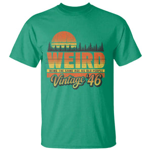 Funny 80th Birthday T Shirt Retro 1946 Weird Being The Same Age As Old People TS10 Irish Green Print Your Wear