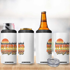 Funny 60th Birthday 4 in 1 Can Cooler Tumbler Retro 1966 Weird Being The Same Age As Old People TS10 Print Your Wear