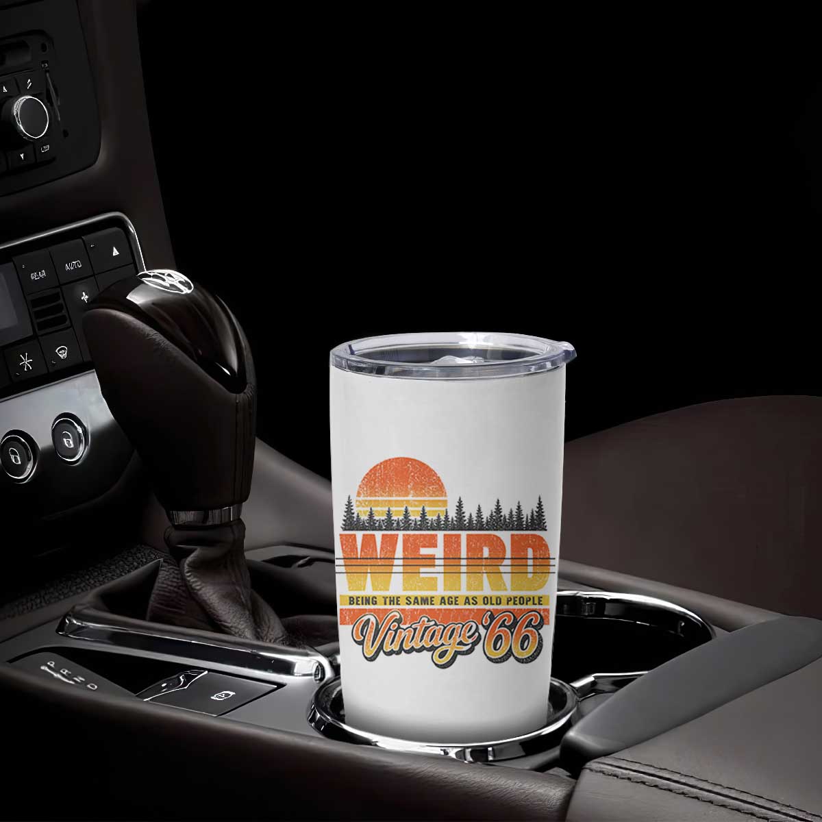Funny 60th Birthday Tumbler Cup Retro 1966 Weird Being The Same Age As Old People TS10 Print Your Wear