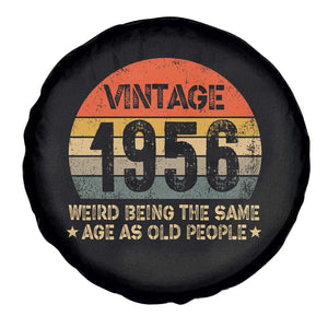 70th Birthday Spare Tire Cover Retro 1956 Weird Being The Same Age As Old People TS10 Print Your Wear
