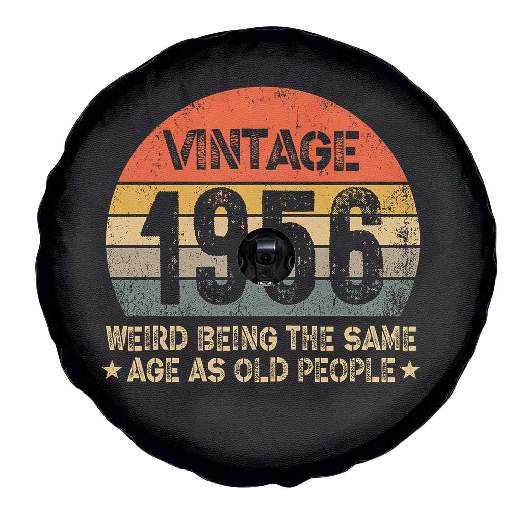 70th Birthday Spare Tire Cover Retro 1956 Weird Being The Same Age As Old People TS10 Print Your Wear