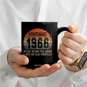 60th Birthday Coffee Mug Retro 1966 Weird Being The Same Age As Old People TS10 Print Your Wear