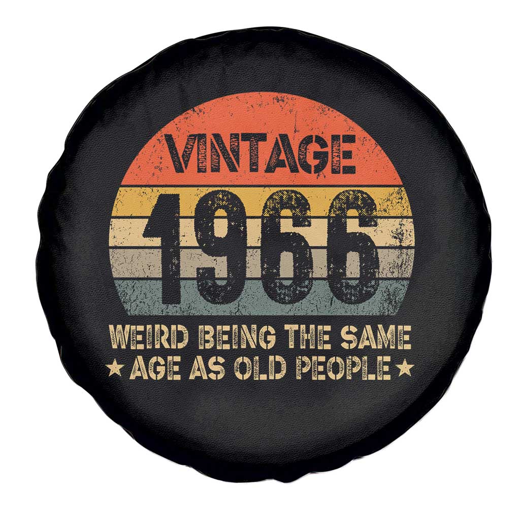 60th Birthday Spare Tire Cover Retro 1966 Weird Being The Same Age As Old People TS10 Print Your Wear