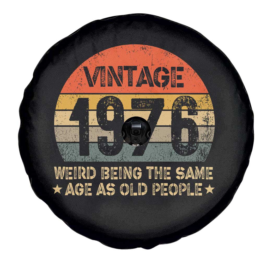 50th Birthday Spare Tire Cover Retro 1976 Weird Being The Same Age As Old People TS10 Print Your Wear