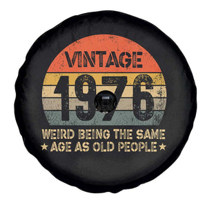50th Birthday Spare Tire Cover Retro 1976 Weird Being The Same Age As Old People TS10 Print Your Wear
