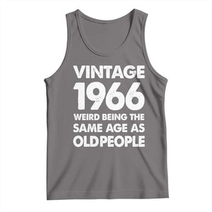 Funny 60th Birthday Tank Top Turning 60 Year Old Gifts Weird Being The Same Age As Old People TS10 Deep Heather Print Your Wear