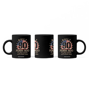 Funny 90th Birthday Coffee Mug Vintage US Flag Built 90 Years Ago Parts Original TS10 Print Your Wear