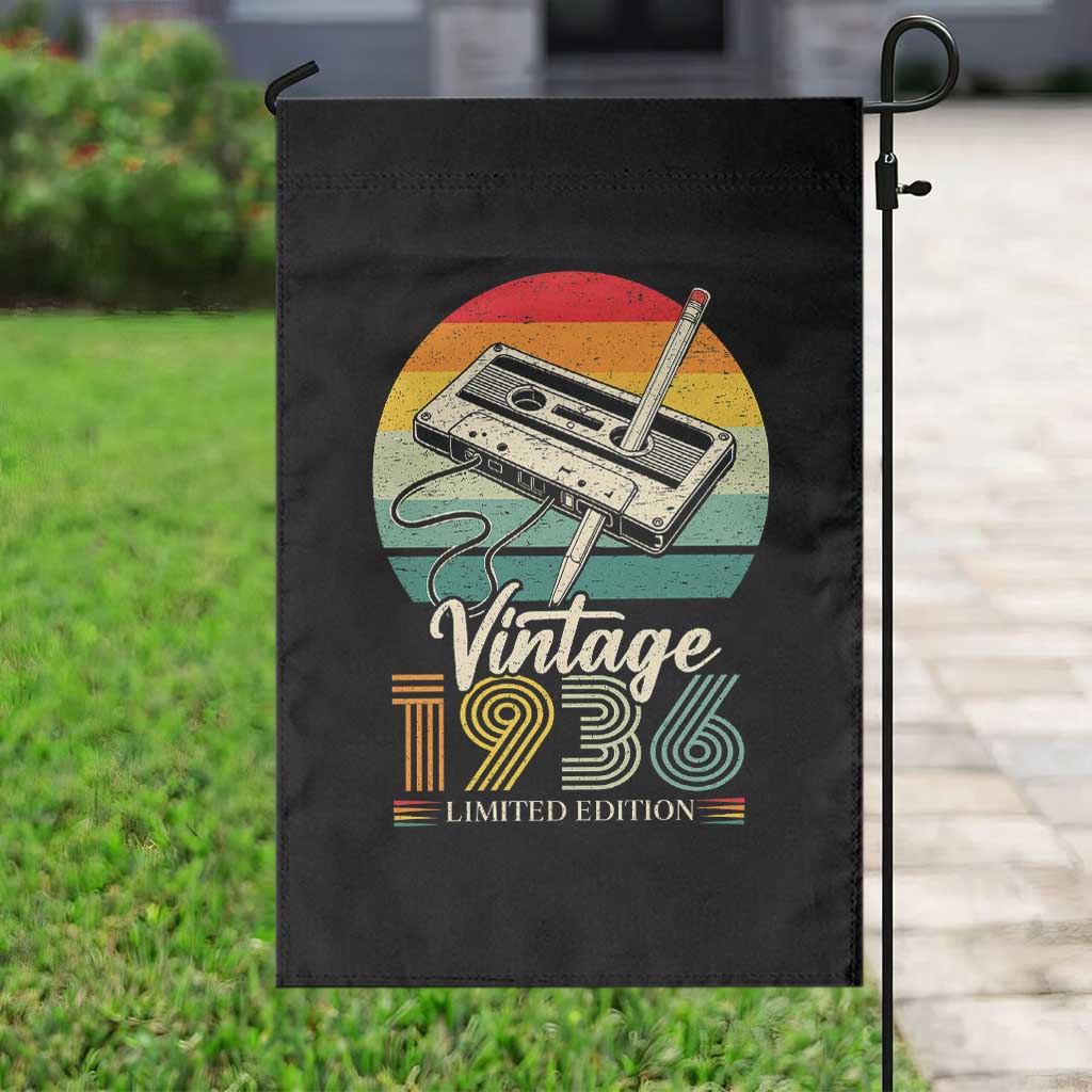 Vintage 1936 Garden Flag 90th Birthday Turning 90 Year Old Gifts TS10 Print Your Wear