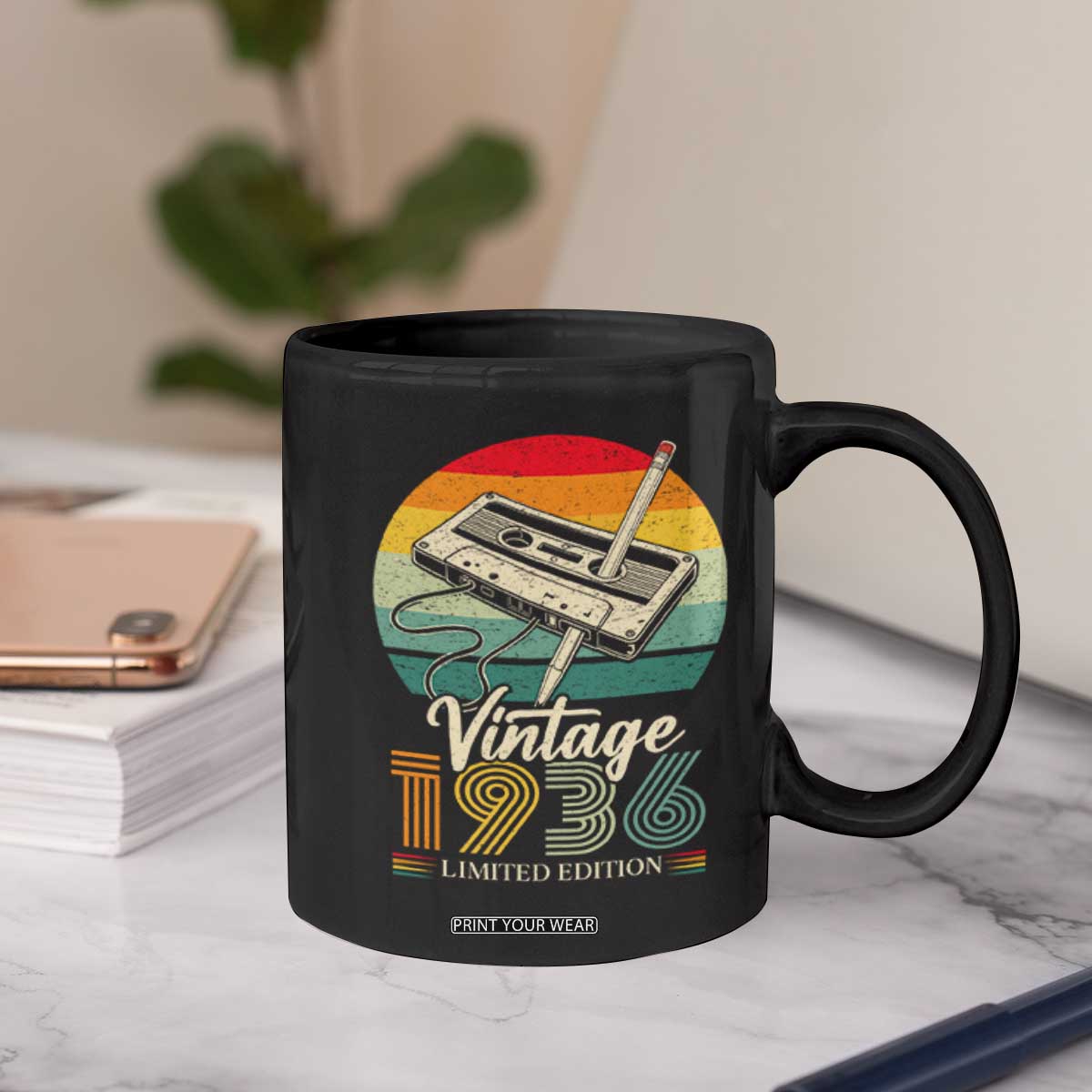 Vintage 1936 Coffee Mug 90th Birthday Turning 90 Year Old Gifts TS10 Print Your Wear