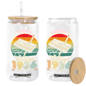 Vintage 1936 Glass Can 90th Birthday Turning 90 Year Old Gifts TS10 Print Your Wear