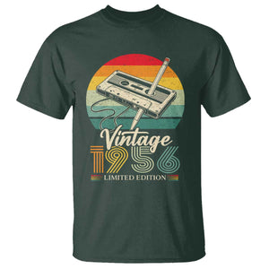Vintage 1956 T Shirt 70th Birthday Turning 70 Year Old Gifts TS10 Dark Forest Green Print Your Wear