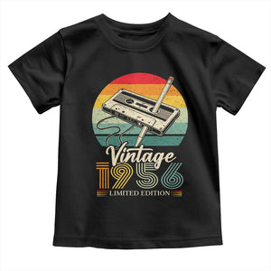 Vintage 1956 Toddler T Shirt 70th Birthday Turning 70 Year Old Gifts TS10 Black Print Your Wear