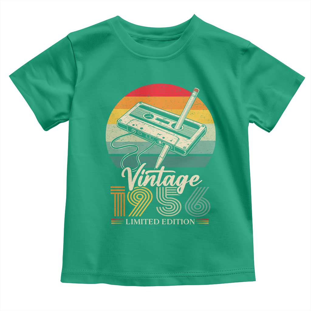 Vintage 1956 Toddler T Shirt 70th Birthday Turning 70 Year Old Gifts TS10 Irish Green Print Your Wear