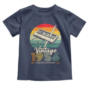 Vintage 1956 Toddler T Shirt 70th Birthday Turning 70 Year Old Gifts TS10 Navy Print Your Wear