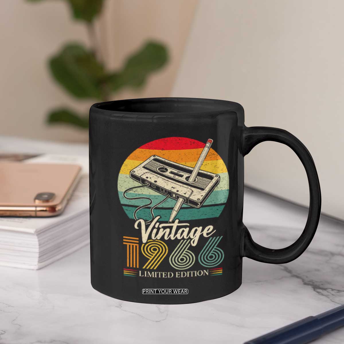 Vintage 1966 Coffee Mug 60th Birthday Turning 60 Year Old Gifts TS10 Print Your Wear