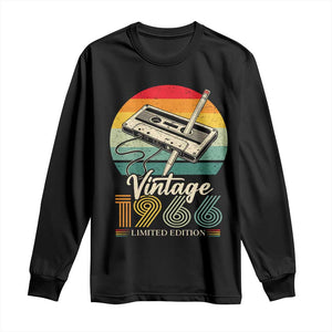 Vintage 1966 Long Sleeve Shirt 60th Birthday Turning 60 Year Old Gifts TS10 Black Print Your Wear