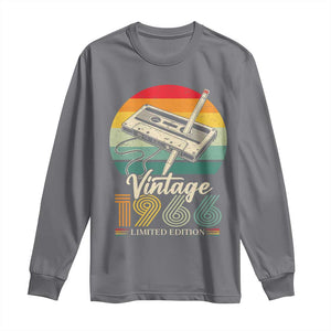 Vintage 1966 Long Sleeve Shirt 60th Birthday Turning 60 Year Old Gifts TS10 Charcoal Print Your Wear