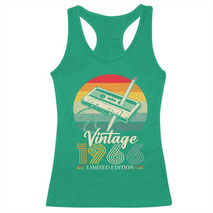 Vintage 1966 Racerback Tank Top 60th Birthday Turning 60 Year Old Gifts TS10 Irish Green Print Your Wear