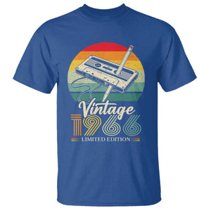 Vintage 1966 T Shirt 60th Birthday Turning 60 Year Old Gifts TS10 Royal Blue Print Your Wear