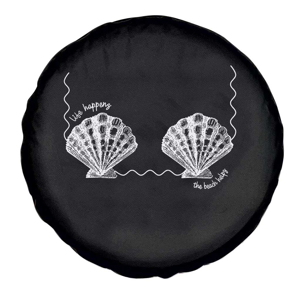 Seashell Bra Spare Tire Cover Mermaid Cute Summer Beach Vacation TS10 Print Your Wear