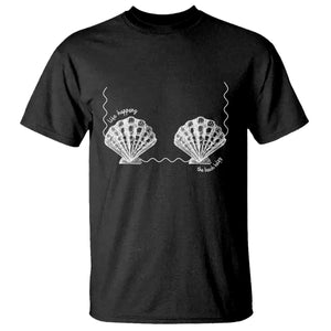 Seashell Bra T Shirt Mermaid Cute Summer Beach Vacation TS10 Black Print Your Wear