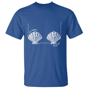 Seashell Bra T Shirt Mermaid Cute Summer Beach Vacation TS10 Royal Blue Print Your Wear