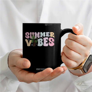 Summer Vibes Coffee Mug Beach Life Gift Distressed Beach Mom TS10 Print Your Wear