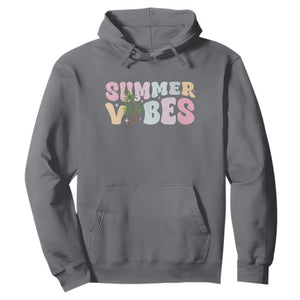 Summer Vibes Hoodie Beach Life Gift Distressed Beach Mom TS10 Charcoal Print Your Wear