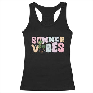 Summer Vibes Racerback Tank Top Beach Life Gift Distressed Beach Mom TS10 Black Print Your Wear
