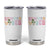 Summer Vibes Tumbler Cup Beach Life Gift Distressed Beach Mom TS10 White Print Your Wear